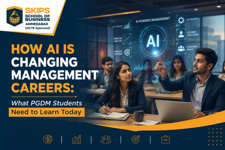 How AI Is Changing Management Careers What PGDM Students Need to Learn Today